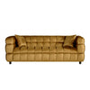 Sofá LORING, 3 plazas, tejido velvet camel 34