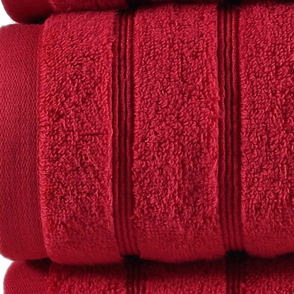 TOALLAS ZERO TWIST 100% ALGODÓN – ROJO TOCADOR 30x50 CM
