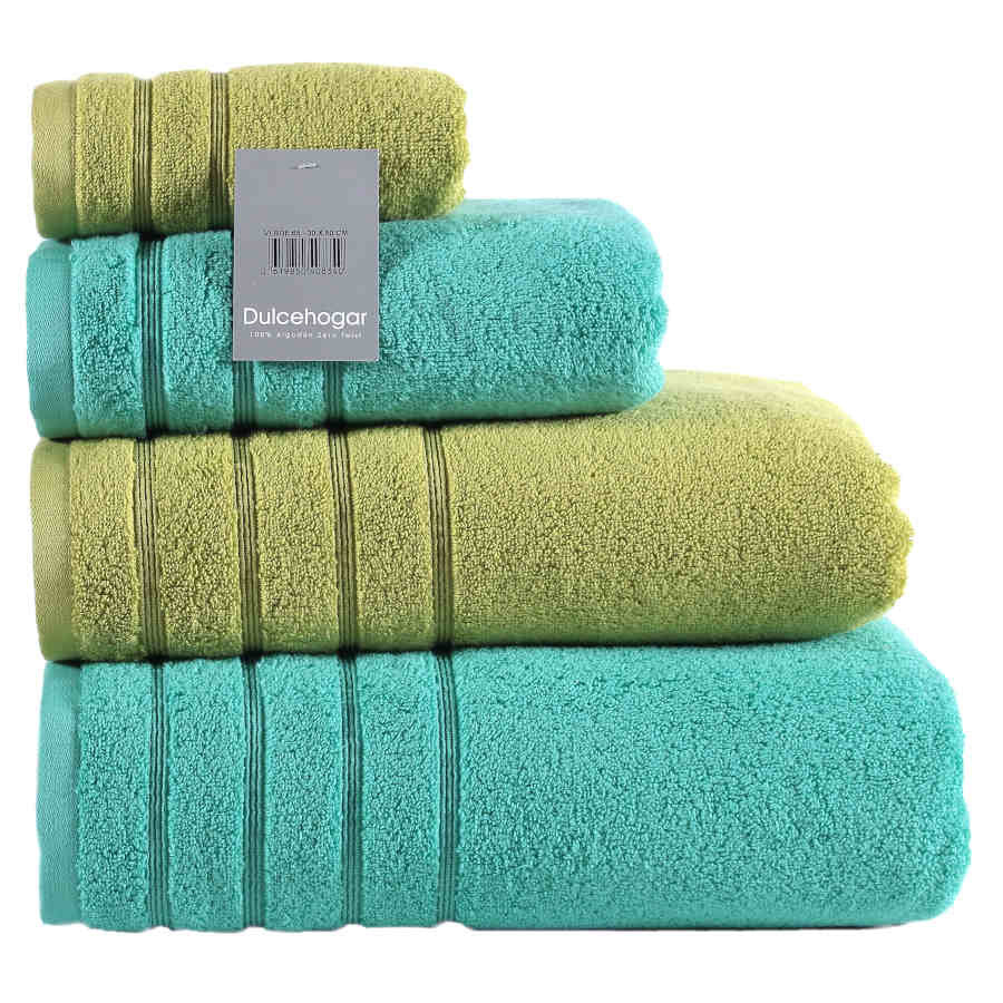 TOALLAS ZERO TWIST 100% ALGODÓN – AGUAMARINA LAVABO 50x100 CM