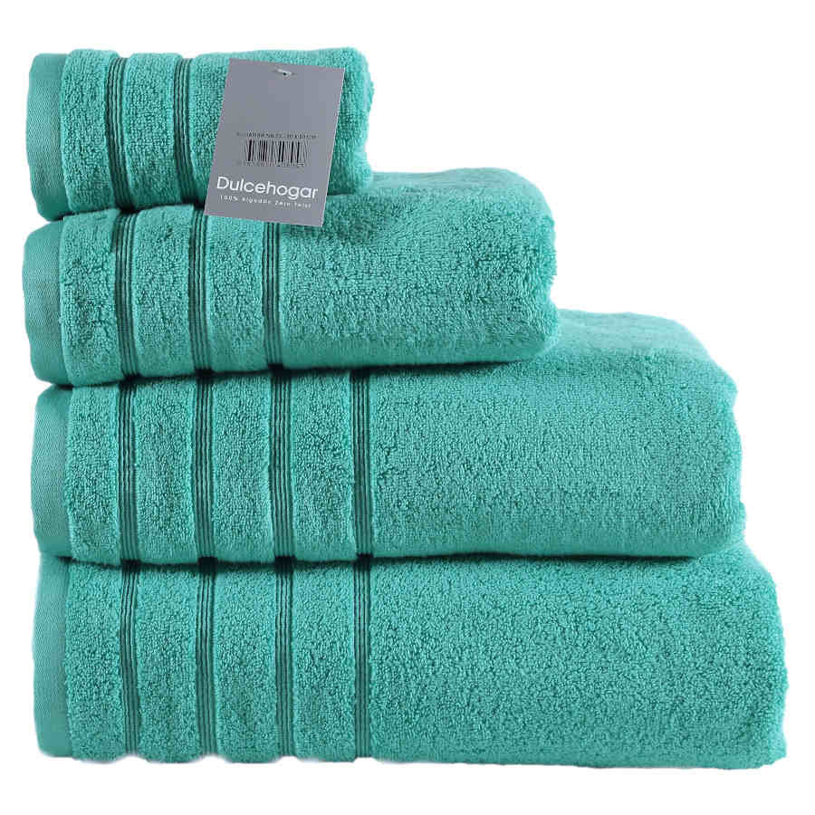 TOALLAS ZERO TWIST 100% ALGODÓN – AGUAMARINA LAVABO 50x100 CM