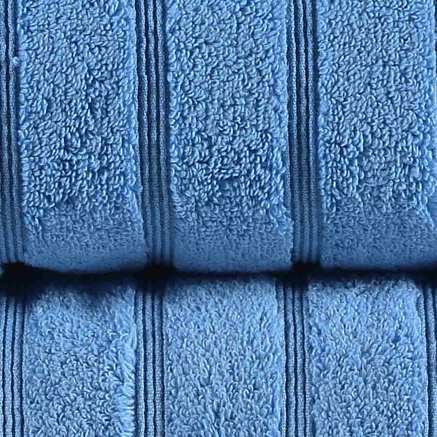 TOALLAS ZERO TWIST 100% ALGODÓN – AZUL TOCADOR 30x50 CM