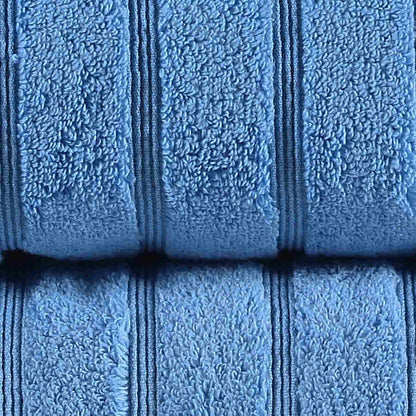 TOALLAS ZERO TWIST 100% ALGODÓN – AZUL TOCADOR 30x50 CM