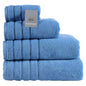 TOALLAS ZERO TWIST 100% ALGODÓN – AZUL TOCADOR 30x50 CM