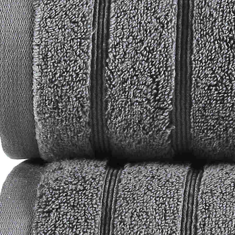 TOALLAS ZERO TWIST 100% ALGODÓN – GRIS OSCURO BAÑO 100x150 CM