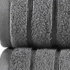 TOALLAS ZERO TWIST 100% ALGODÓN – GRIS OSCURO BAÑO 100x150 CM