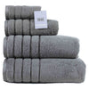 TOALLAS ZERO TWIST 100% ALGODÓN – GRIS OSCURO BAÑO 100x150 CM