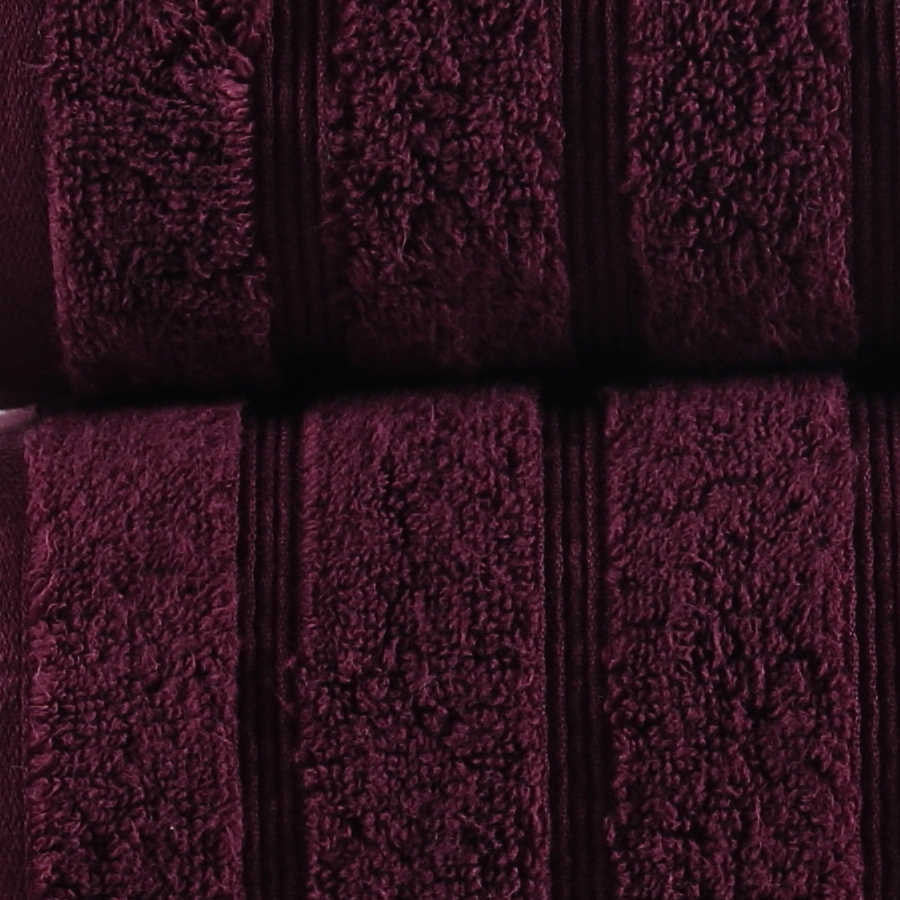 TOALLAS ZERO TWIST 100% ALGODÓN – BERENJENA BAÑO 100x150 CM