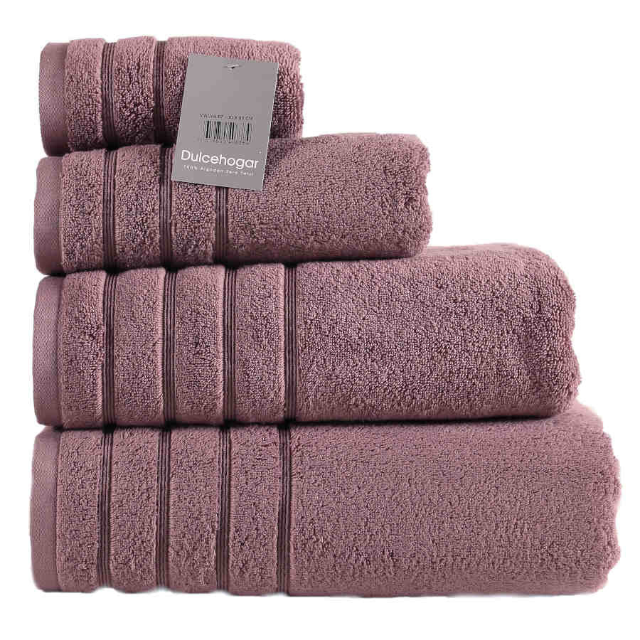 TOALLAS ZERO TWIST 100% ALGODÓN – MALVA DUCHA 70x140 CM