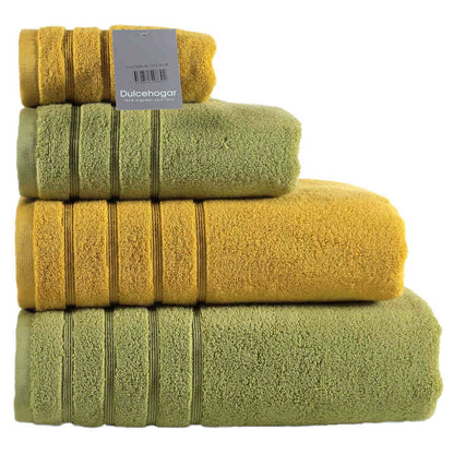 TOALLAS ZERO TWIST 100% ALGODÓN – MOSTAZA BAÑO 100x150 CM