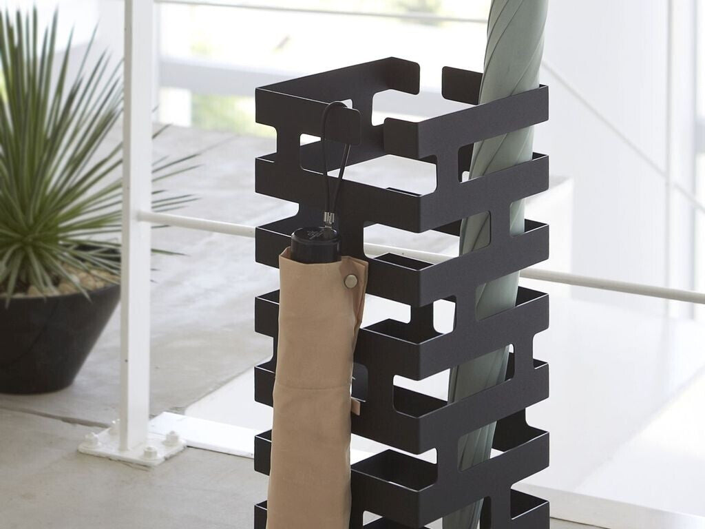 Paraguero Cuadrado 2363 Brick – Negro 43×15×15 cm – Acero